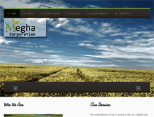 Tablet Screenshot of meghacorporation.com